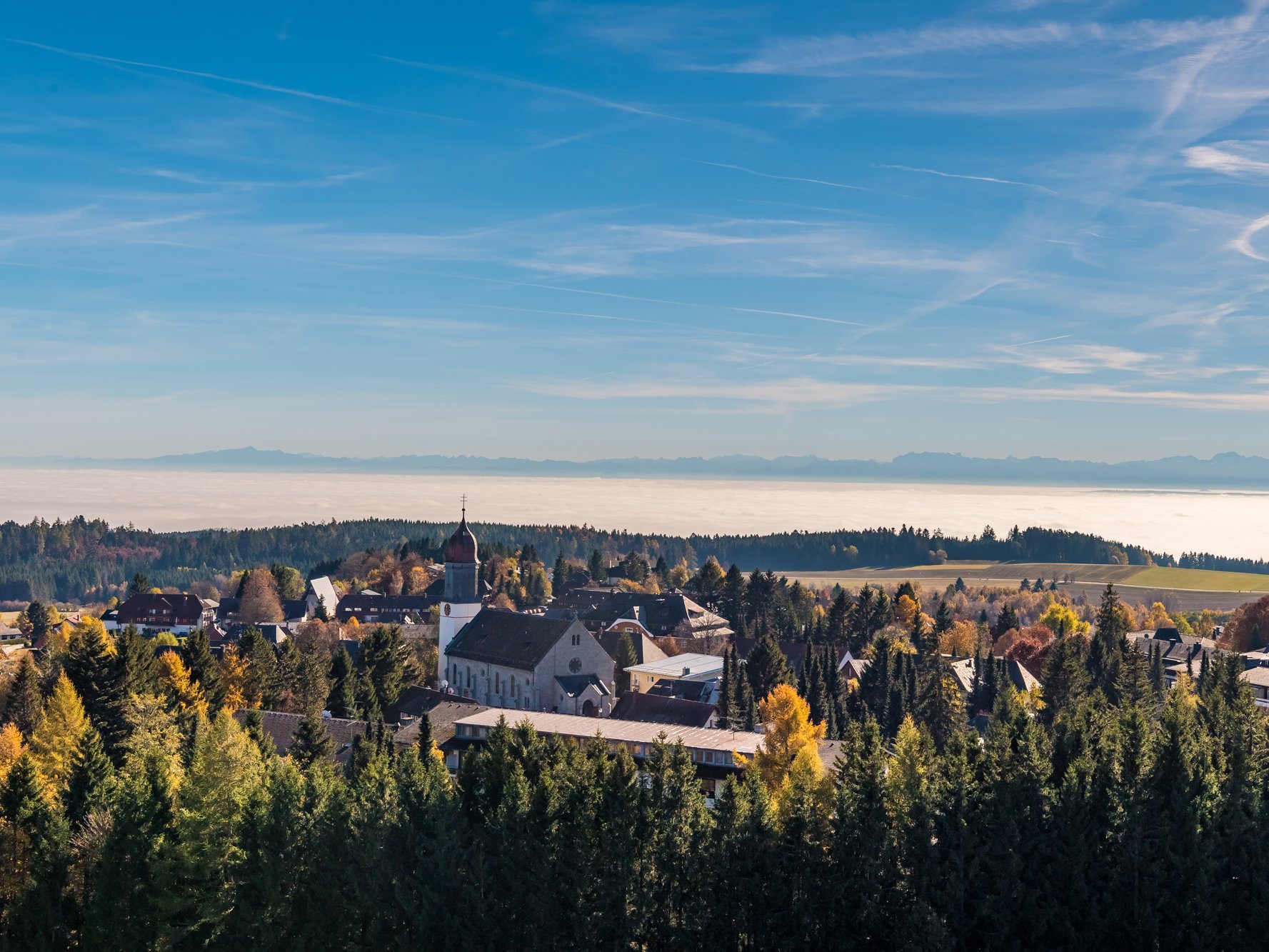 Panoramaansicht Hauptort Höchenschwand