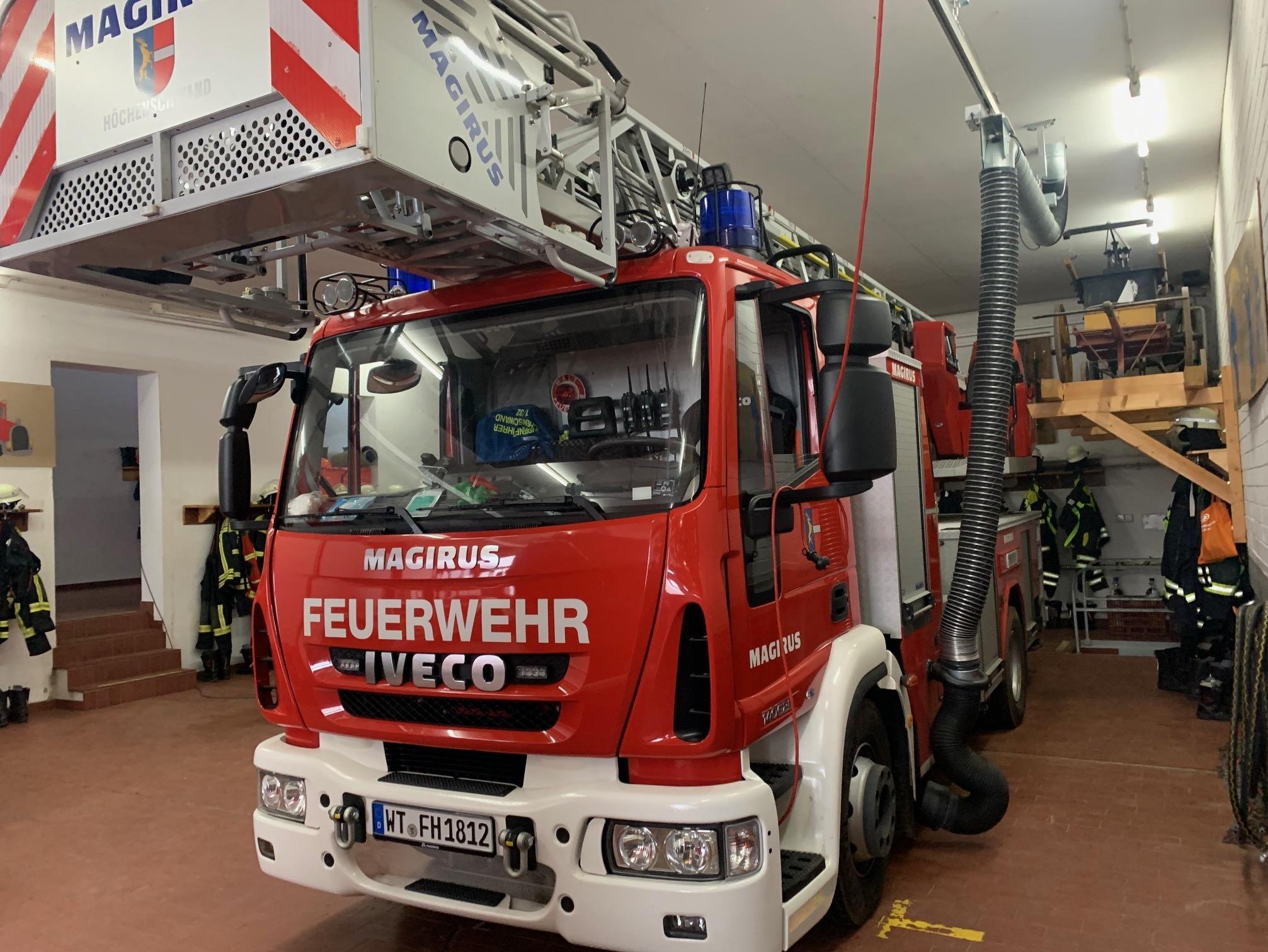 Drehleiterfahrzeug der Freiwilligen Feuerwehr Höchenschwand