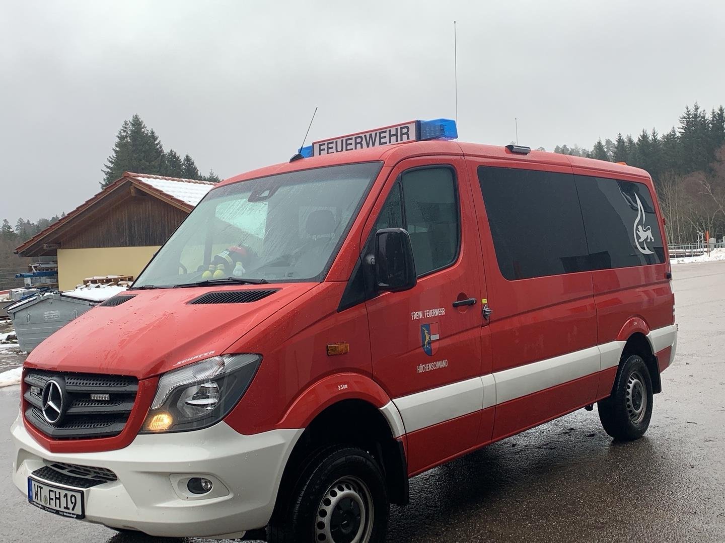 Einsatzfahrzeug der Freiwilligen Feuerwehr Höchenschwand