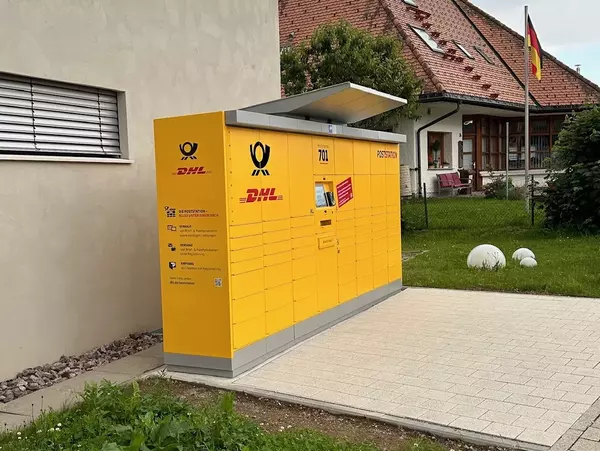 Neue Poststation am Rathaus